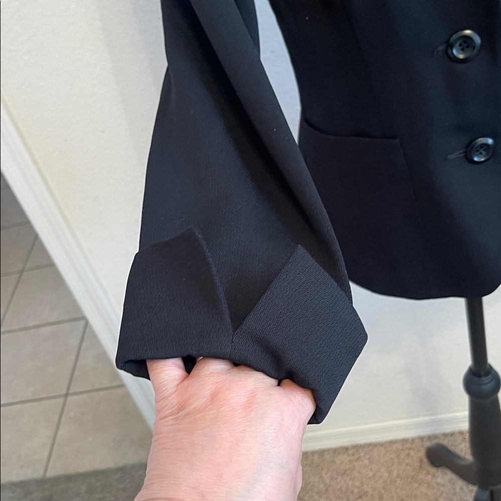 Tailor B. Moss Black Women's Blazer Jacket - Picture 3 of 6